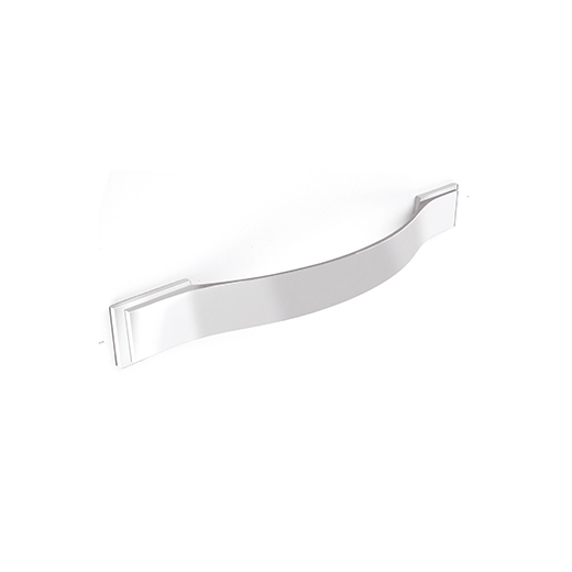 Chrome effect bridge handle