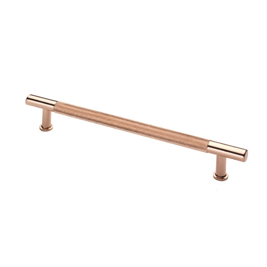 Henley knurled T bar handle in brass