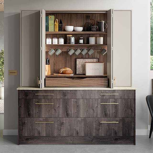 Modern breakfast dresser