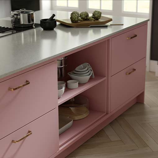 Pink Kitchens