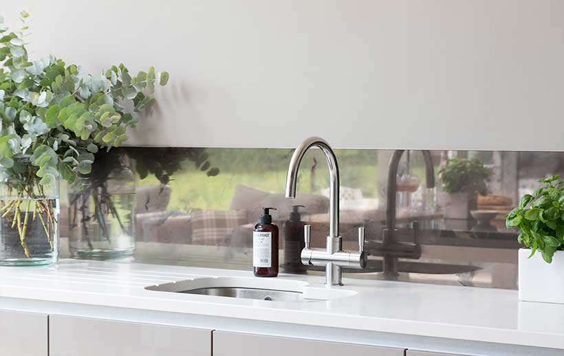 Modern kitchen sink